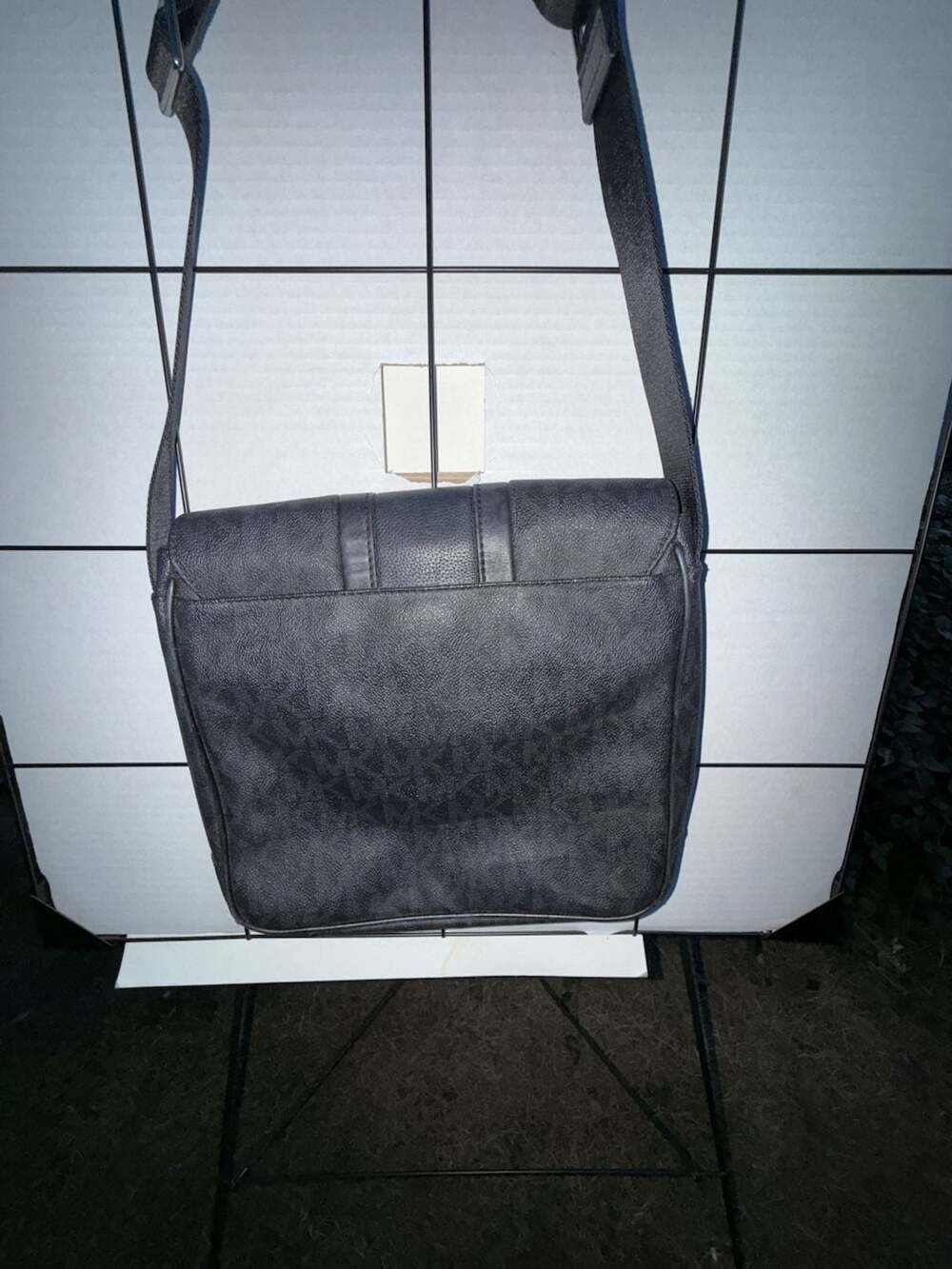 Michael Kors Black Signature Logo Messenger Crossbody Bag - Picture 8 of 9